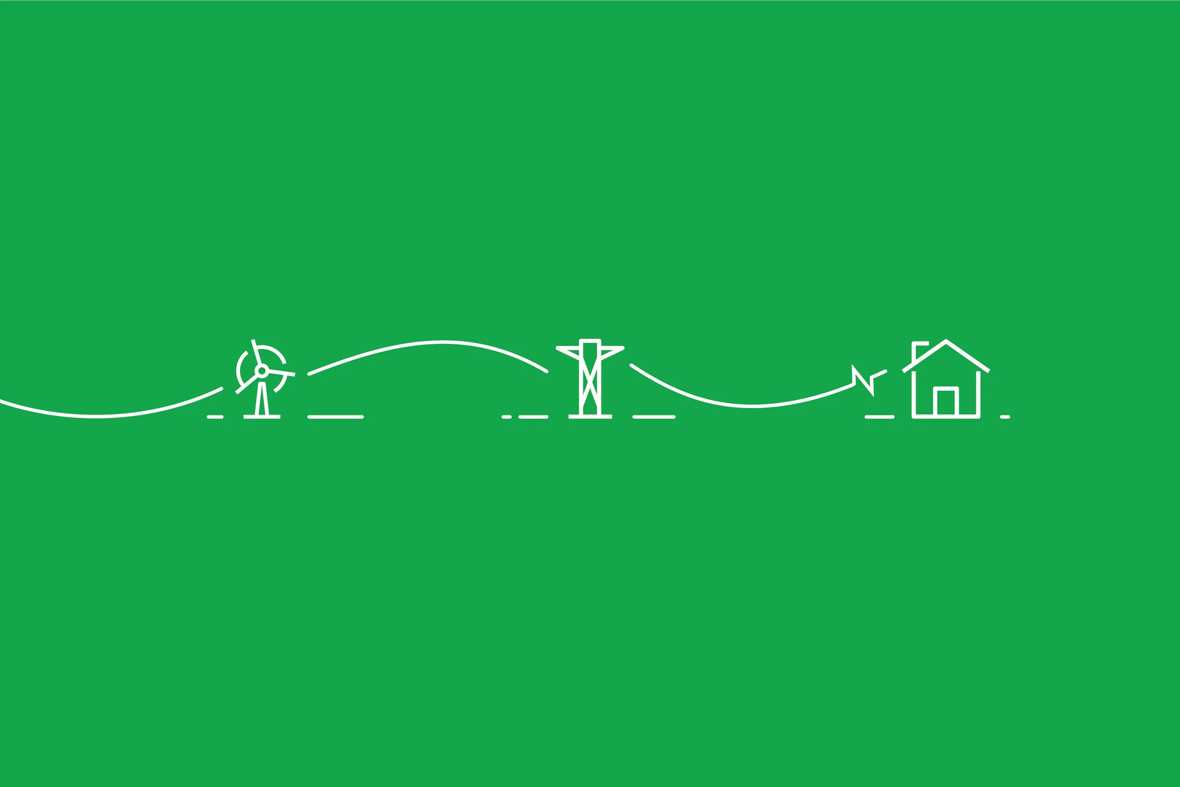 Icons to show flow of energy